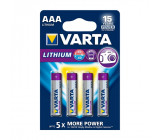 Lithiová Baterie AAA 4-Blistr