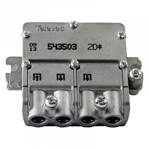 Satelitní Rozbočovač F-Connector 4.4 dB / 5-2400 MHz - 2 Výstupy