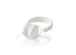 Kabelová Sluchátka | On-ear | Skládací | Kulatý Kabel 1,2 m | Bílá barva