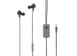 Kabelová Sluchátka | In-ear | Aktivní Potlačení Hluku (ANC) | Kulatý Kabel 1,2 m | Šedá barva