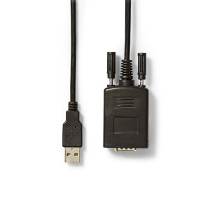 Převodník | USB A zástrčka na RS232 zástrčka | USB 2.0 | 0,9 m kabel
