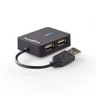 Rozbočovač USB | 4 porty | USB 2.0 | Cestovní Velikost