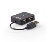 Rozbočovač USB | 4 porty | USB 2.0 | Cestovní Velikost