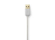 Synchronizační a nabíjecí kabel | Apple Lightning 8-pin Zástrčka - USB A Zástrčka | 1 m | Hliník