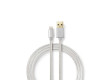 Synchronizační a nabíjecí kabel | Apple Lightning 8-pin Zástrčka - USB A Zástrčka | 1 m | Hliník