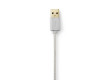 Synchronizační a nabíjecí kabel | Apple Lightning 8-pin Zástrčka - USB A Zástrčka | 2 m | Hliník