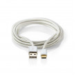 USB 3.0 Kabel | Typ-C Zástrčka - A Zástrčka | 2 m | Hliník