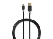 USB 2.0 kabel | A Zástrčka - Micro B Zástrčka | 1 m | Antracit