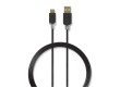 USB 2.0 kabel | Typ-C Zástrčka - A Zástrčka | 1 m | Antracit