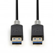 USB 3.0 Kabel | A Zástrčka - A Zástrčka | 2 m | Antracit