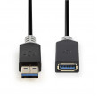 USB 3.0 Kabel | A Zástrčka - A Zásuvka | 2 m | Antracit