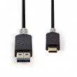 Kabel USB 3.1 | Typ-C Zástrčka - A Zástrčka | 1 m | Antracit