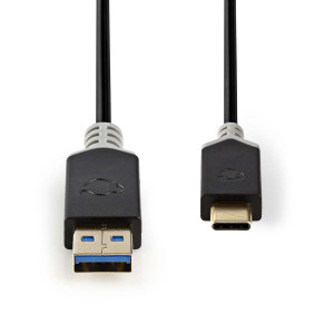 Kabel USB 3.1 | Typ-C Zástrčka - A Zástrčka | 1 m | Antracit