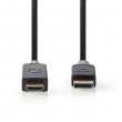 DisplayPort – HDMI Kabel | DisplayPort Zástrčka - Konektor HDMI™ | 2 m | Antracit
