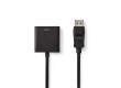 DisplayPort – DVI Kabel | DisplayPort Zástrčka - DVI-D 24+1-Pin Zásuvka | 0,2 m | Černá barva