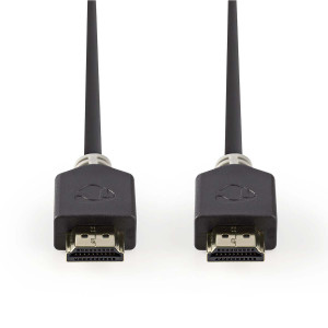 Kabel High Speed HDMI™ s Ethernetem | Konektor HDMI™ - Konektor HDMI™ | 1 m | Antracit