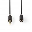 Stereofonní Audio Kabel | 3,5mm Zástrčka - 3,5mm Zásuvka | 3 m | Antracit
