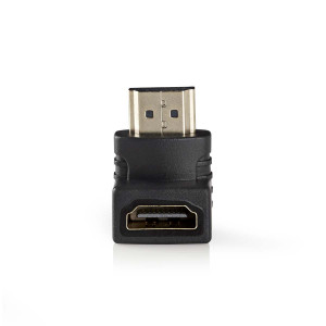 HDMI™ Adaptér | HDMI™ Konektor Úhlový 90° - HDMI™ Zásuvka