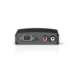 Převodník VGA na HDMI™ | 1cestný - VGA + 2x RCA (L/R) Vstup | HDMI™ výstup