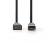 Kabel High Speed HDMI™ s Ethernetem | HDMI™ Mini Konektor - HDMI™ Zásuvka | 0,2 m | Černá barva
