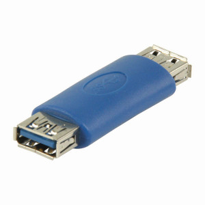 USB 3.0 Adaptér | A Zásuvka - A Zásuvka | Modrá