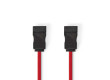 SATA datový kabel, 3 Gb/s | SATA 7-pin Zásuvka - SATA 7-pin Zásuvka | 0,5 m | Červená barva