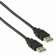 USB 2.0 kabel | A Zástrčka - A Zástrčka | 2 m | Černá barva