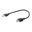 USB 2.0 kabel | A Zástrčka - A Zásuvka | 2 m | Černá barva