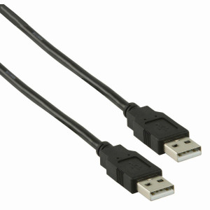 USB 2.0 kabel | A Zástrčka - A Zástrčka | 5 m | Černá barva