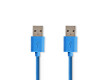 USB 3.0 Kabel | A Zástrčka - A Zástrčka | 1 m | Modrá