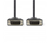 Kabel DVI | DVI-I 24+5-pin Zástrčka - DVI-I 24+5-pin Zástrčka | 2 m | Černá barva