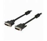 Kabel DVI | DVI-I 24+5-pin Zástrčka - DVI-I 24+5-pin Zásuvka | 2 m | Černá barva