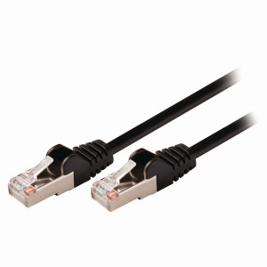 Síťový Kabel Cat 5e SF / UTP | RJ45 Zástrčka - RJ45 Zástrčka | 20 m | Černá barva