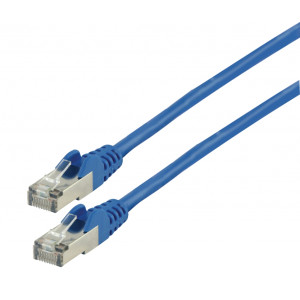 Patch kabel FTP CAT 5e, 2 m, modrý