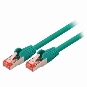 Síťový Kabel Cat 6 S / FTP | RJ45 Zástrčka - RJ45 Zástrčka | 0,5 m | Zelená