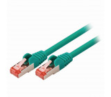 Síťový Kabel Cat 6 S / FTP | RJ45 Zástrčka - RJ45 Zástrčka | 1 m | Zelená