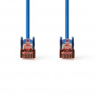 Síťový Kabel Cat 6 S / FTP | RJ45 Zástrčka - RJ45 Zástrčka | 10 m | Modrá