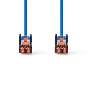 Síťový Kabel Cat 6 S / FTP | RJ45 Zástrčka - RJ45 Zástrčka | 5 m | Modrá