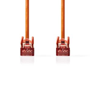 Síťový Kabel Cat 6 S / FTP | RJ45 Zástrčka - RJ45 Zástrčka | 5 m | Oranžový