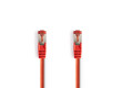 Síťový Kabel Cat 6 S / FTP | RJ45 Zástrčka - RJ45 Zástrčka | 10 m | Červená barva