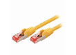 Síťový Kabel Cat 6 S / FTP | RJ45 Zástrčka - RJ45 Zástrčka | 1 m | Žlutá
