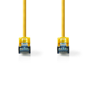 Síťový Kabel Cat 6a SF / UTP | RJ45 Zástrčka - RJ45 Zástrčka | 0,5 m | Žlutá