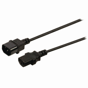 Napájecí Kabel | IEC-320-C14 - IEC-320-C13 | 2 m | Černá barva