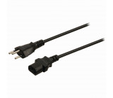 Napájecí Kabel | Zástrčka Typu J (CH) - IEC-320-C13 | 5 m | Černá barva