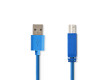 USB 3.0 Kabel | A Zástrčka - B Zástrčka | 2 m | Modrá
