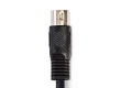 Audiokabel DIN | DIN 5-pin Zástrčka - 4x RCA Zástrčka | 1 m | Černá barva