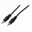 Stereofonní Audio Kabel | 3,5mm Zástrčka - 3,5mm Zástrčka | 3 m | Černá barva