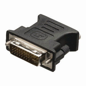 DVI – VGA Adaptér | DVI-I 24+5-Pin Zástrčka - VGA Zásuvka | Černá barva