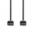 DisplayPort 1.2 kabel | DisplayPort Zástrčka - DisplayPort Zástrčka | 2 m | Černá barva