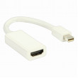 Mini DisplayPort – HDMI Kabel | Mini DisplayPort Zástrčka - HDMI Zásuvka | 0,2 m | Bílá barva